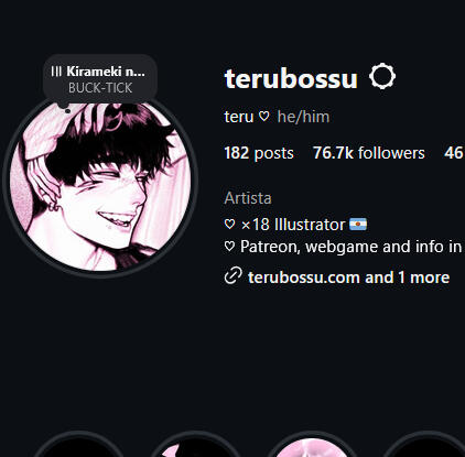 Instagram profile